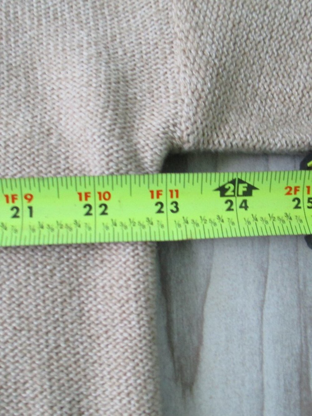Quince 100% Organic Cotton Cropped Cardigan in Cement Marl - Picture 11 of 14